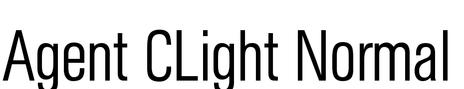 Agent CLight Normal Font Download Free
